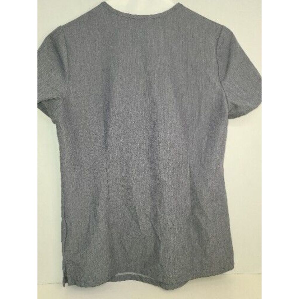 FIGS Technical Collection Scrub Top Gray Women's Size XXS - Picture 4 of 9